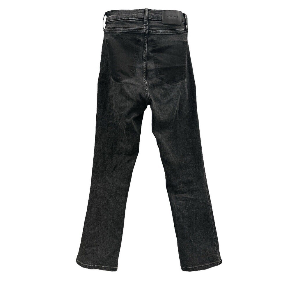 Everlane The Authentic Stretch Slim Bootcut Jeans Black Size 25 - Picture 2 of 6